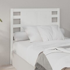 vidaXL voodipeats, valge, 96 x 4 x 100 cm, männipuit hind ja info | Voodid | kaup24.ee