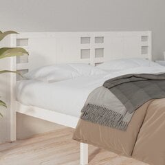 Изголовье кровати, 141x4x100 см, белое  цена и информация | Кровати | kaup24.ee