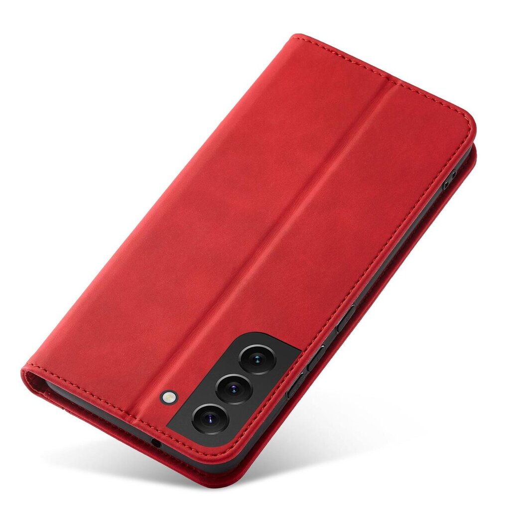 Telefoni kaaned Magnet Fancy Case Case for Samsung Galaxy S22 + (S22 Plus) Pouch Wallet Card Holder (Red) цена и информация | Telefoni kaaned, ümbrised | kaup24.ee
