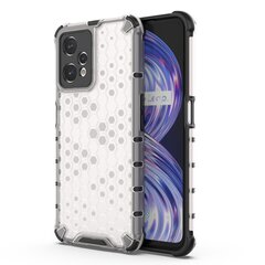 Telefoniümbris Honeycomb case armored cover with Realme 9 Pro gel frame (Transparent) hind ja info | Telefoni kaaned, ümbrised | kaup24.ee