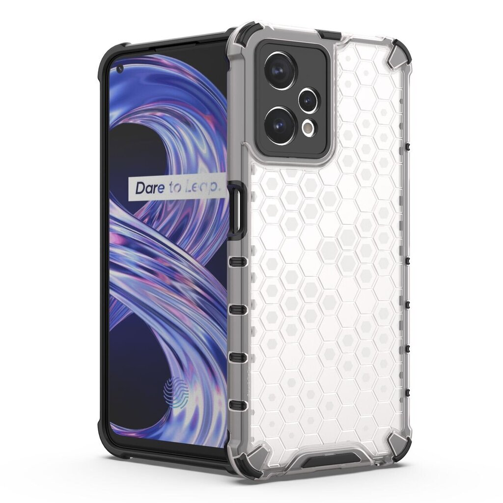 Telefoniümbris Honeycomb case armored cover with a gel frame Realme 9 Pro (Black) цена и информация | Telefoni kaaned, ümbrised | kaup24.ee