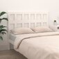 vidaXL voodipeats, valge, 205,5x4x100 cm, männipuit hind ja info | Voodid | kaup24.ee