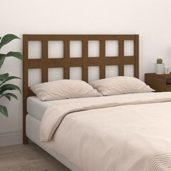 Изголовье кровати, 205,5x4x100 см, коричневое цена и информация | Кровати | kaup24.ee