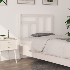 vidaXL voodipeats, valge, 95,5 x 4 x 100 cm, männipuit hind ja info | Voodid | kaup24.ee
