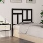 vidaXL voodipeats, must, 95,5 x 4 x 100 cm, männipuit hind ja info | Voodid | kaup24.ee