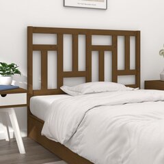 vidaXL voodipeats, meepruun, 125,5 x 4 x 100 cm, männipuit hind ja info | Voodid | kaup24.ee