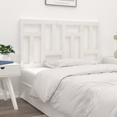 vidaXL voodipeats, valge, 185,5 x 4 x 100 cm, männipuit hind ja info | Voodid | kaup24.ee
