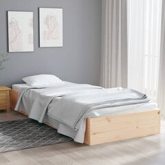 Каркас кровати, 75x190см, массив дерева, односпальная цена и информация | Кровати | kaup24.ee