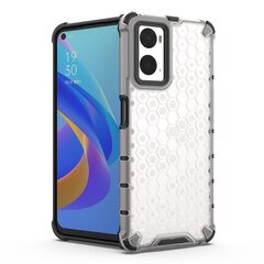 Telefoniümbris Honeycomb case armored cover with gel frame Oppo A76 / Oppo A36 / Realme 9i (Black) hind ja info | Telefoni kaaned, ümbrised | kaup24.ee