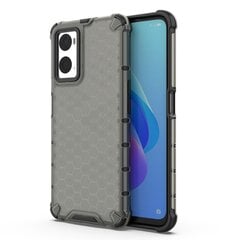 Telefoniümbris Honeycomb case armored cover with gel frame Oppo A76 / Oppo A36 / Realme 9i (Black) цена и информация | Чехлы для телефонов | kaup24.ee