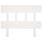vidaXL voodipeats, valge, 78,5x3x81 cm, männipuit hind ja info | Voodid | kaup24.ee