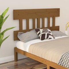 Изголовье кровати, 123,5x3x81 см, коричневое цена и информация | Кровати | kaup24.ee