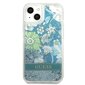 Telefoniümbris Guess GUHCP13MLFLSN iPhone 13 6.1 / green hardcase Flower Liquid Glitter (Green) hind ja info | Telefoni kaaned, ümbrised | kaup24.ee