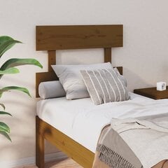 Изголовье кровати, 78,5x3x81 см, коричневое цена и информация | Кровати | kaup24.ee