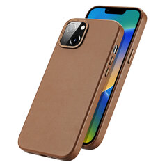 Telefoniümbris Dux Ducis Grit Leather Case for iPhone 14 Max Elegant Faux Leather Cover (MagSafe Compatible) (Brown) цена и информация | Чехлы для телефонов | kaup24.ee