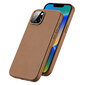 Telefoniümbris Dux Ducis Grit Leather Case for iPhone 14 Elegant Faux Leather Cover (MagSafe Compatible) (Brown) цена и информация | Telefoni kaaned, ümbrised | kaup24.ee