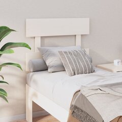 Изголовье кровати, 143,5x3x81 см, белое  цена и информация | Кровати | kaup24.ee