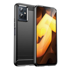 Telefoniümbris Carbon Case Flexible Cover Sleeve Vivo Y55 / Y75 / Y33s / iQOO Z6 / iQOO U5 black hind ja info | Telefoni kaaned, ümbrised | kaup24.ee