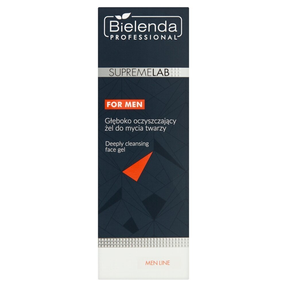 Sügavpuhastav näopesugeel Bielenda SupremeLab Men Line, 200ml цена и информация | Näopuhastusvahendid | kaup24.ee