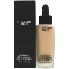 Jumestuskreem MAC Studio Waterweight Spf 30 Foundation NC15, 30 ml hind ja info | Jumestuskreemid, puudrid | kaup24.ee