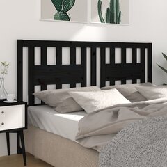 vidaXL voodipeats, must, 186 x 4 x 100 cm, männipuit hind ja info | Voodid | kaup24.ee