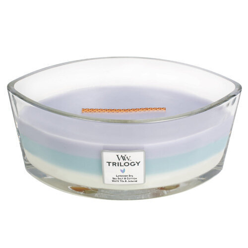 Küünal WoodWick Calming Retreat Trilogy Ship (quiet refuge) - Scented candle, 453.6 g hind ja info | Küünlad, küünlajalad | kaup24.ee