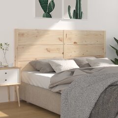 vidaXL voodipeats, 126 x 4 x 100 cm, männipuit hind ja info | Voodid | kaup24.ee