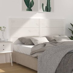 Изголовье кровати, 146x4x100 см, белое  цена и информация | Кровати | kaup24.ee