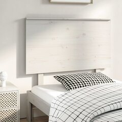 vidaXL voodipeats, valge, 94x6x82,5 cm, männipuit hind ja info | Voodid | kaup24.ee