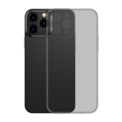 Telefoniümbris Baseus frosted glass case cover for iphone 13 pro hard cover with gel frame (arws001001) (Black) цена и информация | Чехлы для телефонов | kaup24.ee