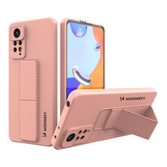 Telefoniümbris Wozinsky Kickstand Case Silicone Stand Cover for Xiaomi Poco X4 Pro 5G (Pink) цена и информация | Чехлы для телефонов | kaup24.ee