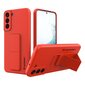 Telefoniümbris Wozinsky Kickstand Case silicone stand cover for Samsung Galaxy S22 (Red) hind ja info | Telefoni kaaned, ümbrised | kaup24.ee