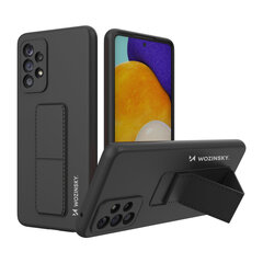 Telefoniümbris Wozinsky Kickstand Case silicone stand cover for Samsung Galaxy A73 (Black) цена и информация | Чехлы для телефонов | kaup24.ee