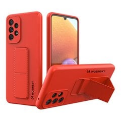 Telefoniümbris Wozinsky Kickstand Case Silicone Stand Cover for Samsung Galaxy A33 5G (Red) hind ja info | Telefoni kaaned, ümbrised | kaup24.ee