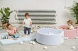 MeowBaby® mängumatt 120x120cm beebi jaoks Ruudukujuline kokkupandav, sinine hind ja info | Tegelustekid | kaup24.ee
