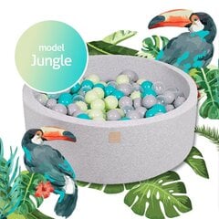 Сухой шариковый бассейн MeowBaby Jungle, 250 шт. круглый цена и информация | Игрушки для малышей | kaup24.ee