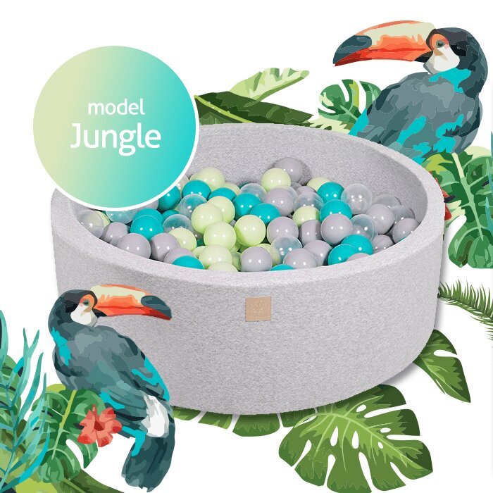 MeowBaby® mudel Jungle Dry Ball Pool 250 tk pallimeri hind ja info | Imikute mänguasjad | kaup24.ee