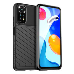 Telefoniümbris Thunder Case Flexible Armored Cover Sleeve for Xiaomi Redmi Note 11 Pro + 5G / 11 Pro 5G / 11 Pro (Black) hind ja info | Telefoni kaaned, ümbrised | kaup24.ee