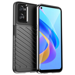 Telefoniümbris Thunder Case flexible armored cover for Oppo A76 / Oppo A36 / Realme 9i black цена и информация | Чехлы для телефонов | kaup24.ee