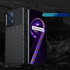 Чехол Hurtel для Realme 9 Pro + (9 Pro Plus), чёрный цена и информация | Чехлы для телефонов | kaup24.ee