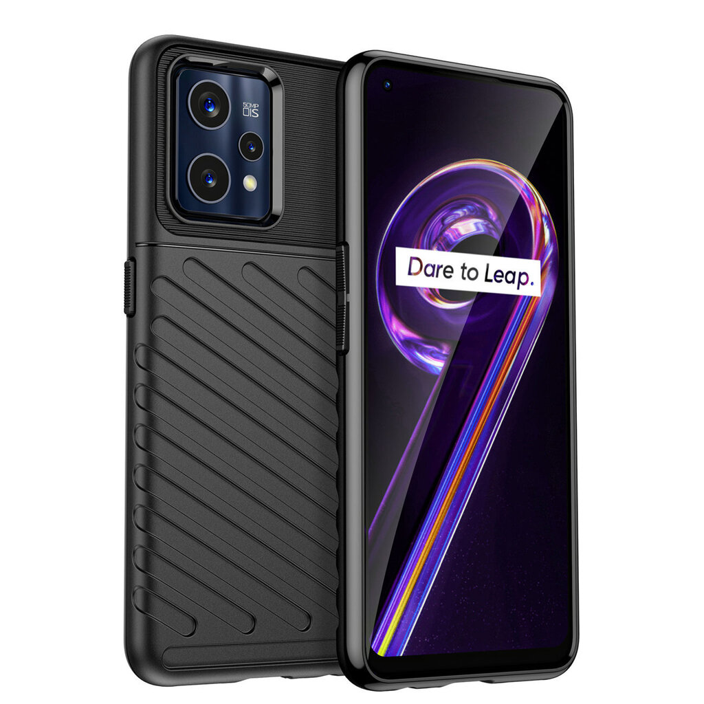 Telefoniümbris Thunder Case Flexible armored cover for Realme 9 Pro + black цена и информация | Telefoni kaaned, ümbrised | kaup24.ee