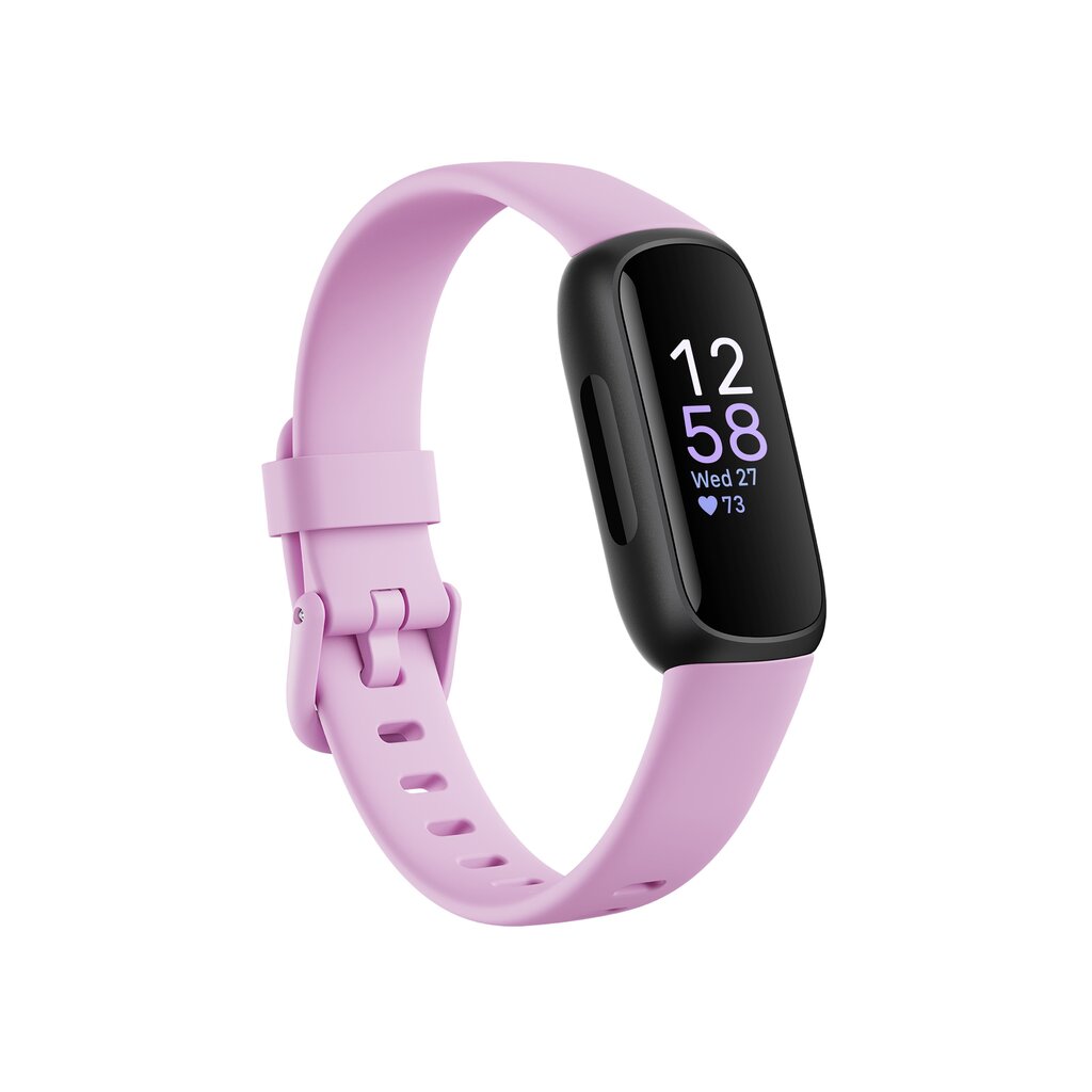 Fitbit Inspire 3, Black/Lilac Bliss FB424BKLV hind ja info | Nutivõrud (fitness tracker) | kaup24.ee