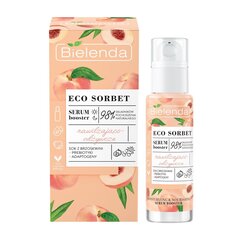 Niisutav ja toitev seerum Bielenda Eco Sorbet peach, 30ml hind ja info | Näoõlid, seerumid | kaup24.ee