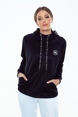 Женская толстовка SPORTING HOODIE, черная цена и информация | Спортивная одежда для женщин | kaup24.ee