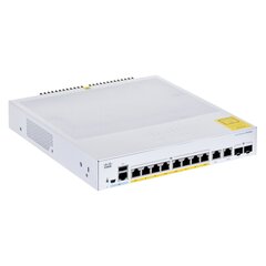 Сетевой коммутатор Cisco CBS350-8FP-2G-EU, управляемый L2/L3 Gigabit Ethernet (10/100/1000), серебристый цена и информация | Коммутаторы (Switch) | kaup24.ee
