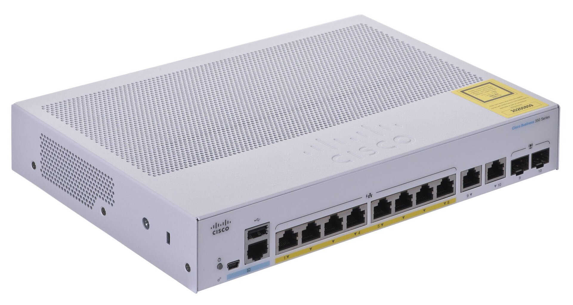 Cisco CBS350-8FP-E-2G-EU network switch Managed L2/L3 Gigabit Ethernet (10/100/1000) Silver hind ja info | Lülitid (Switch) | kaup24.ee