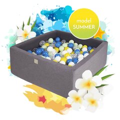 MeowBaby® Model Summer Dry Ball Pool 300tk ruudukujuline valmis komplekt hind ja info | Imikute mänguasjad | kaup24.ee