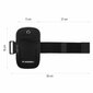 Randmekott Wozinsky Running Phone Armband WABBK1, must hind ja info | Telefoni kaaned, ümbrised | kaup24.ee