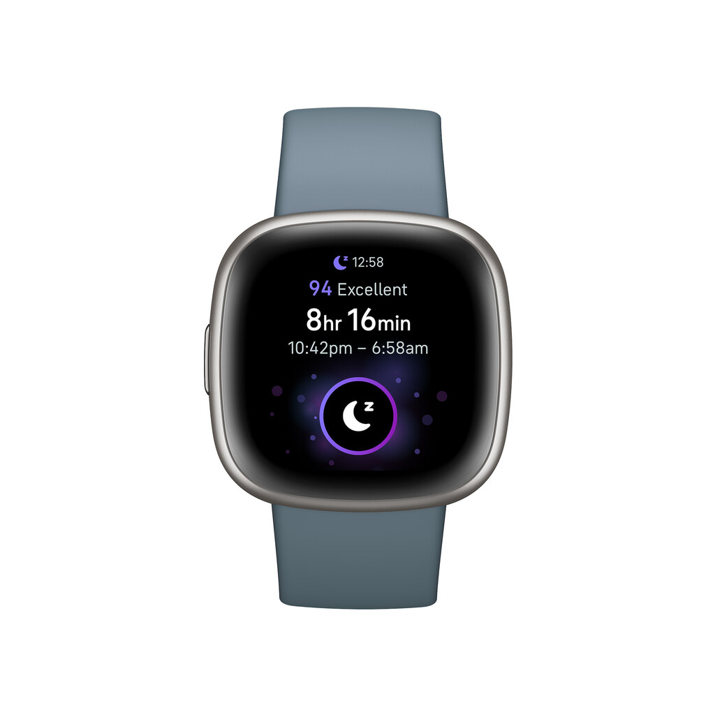 Fitbit Versa 4 Waterfall Blue/Platinum hind ja info | Nutikellad (smartwatch) | kaup24.ee