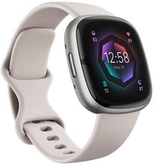 Fitbit Sense 2 Lunar White/Platinum цена и информация | Смарт-часы (smartwatch) | kaup24.ee